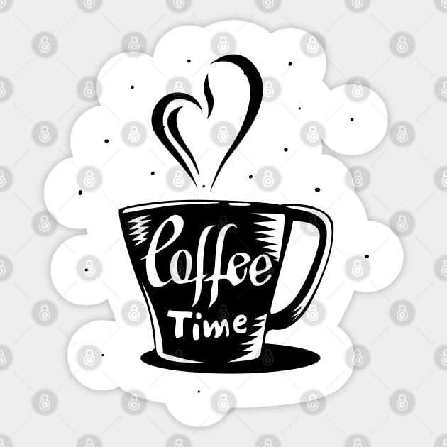 Coffee Time Sticker by Whatastory